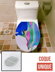 Housse de toilette - Décoration abattant wc COLOR LAVA