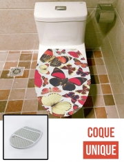 Housse de toilette - Décoration abattant wc Come with me butterflies