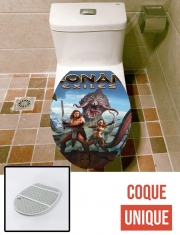 Housse de toilette - Décoration abattant wc Conan Exiles