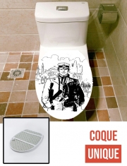 Housse de toilette - Décoration abattant wc Corto Maltes Fan Art