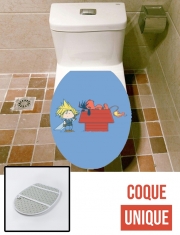 Housse de toilette - Décoration abattant wc Cosmo Memory