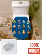 Housse de toilette - Décoration abattant wc Cosplay 