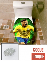 Housse de toilette - Décoration abattant wc coutinho Football Player Pop Art