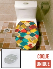 Housse de toilette - Décoration abattant wc Cubos