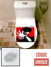 Housse de toilette - Décoration abattant wc Dabi Hand Warning