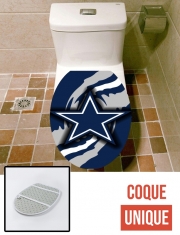 Housse de toilette - Décoration abattant wc dallas cow boys