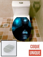 Housse de toilette - Décoration abattant wc Dark Knight