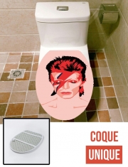 Housse de toilette - Décoration abattant wc David Bowie Minimalist Art