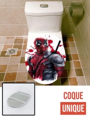 Housse de toilette - Décoration abattant wc Deadpool Painting