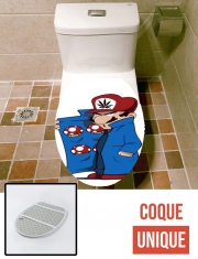 Housse de toilette - Décoration abattant wc Dealer Mushroom Feat Wario