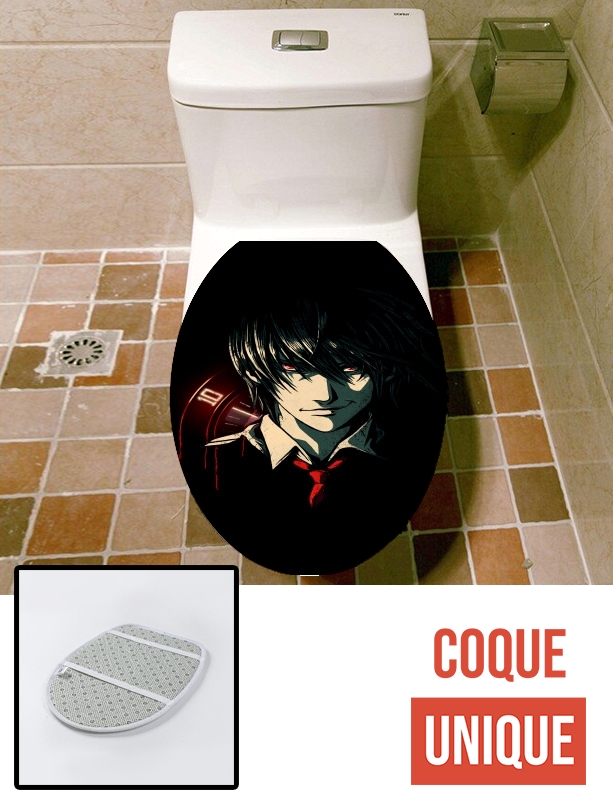 Housse de toilette - Décoration abattant wc Light Yagami