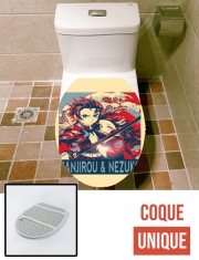 Housse de toilette - Décoration abattant wc Demon Slayer Propaganda
