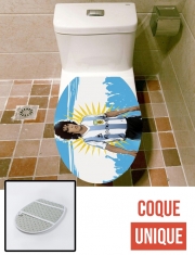 Housse de toilette - Décoration abattant wc Diego Maradona