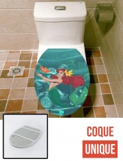 Housse de toilette - Décoration abattant wc Disney Hangover Ariel and Nemo