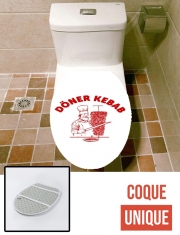 Housse de toilette - Décoration abattant wc doner kebab