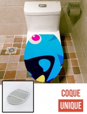 Housse de toilette - Décoration abattant wc Dory Blue Fish