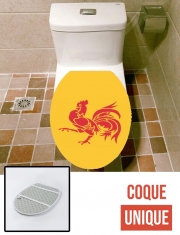 Housse de toilette - Décoration abattant wc Drapeau de la Wallonie