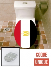 Housse de toilette - Décoration abattant wc Drapeau Egypte