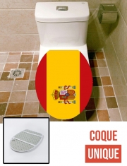 Housse de toilette - Décoration abattant wc Drapeau Espagne