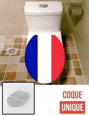Housse de toilette - Décoration abattant wc Drapeau France