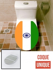 Housse de toilette - Décoration abattant wc Drapeau Inde