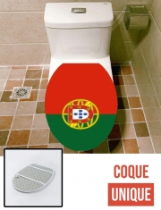 Housse de toilette - Décoration abattant wc Drapeau Portugal