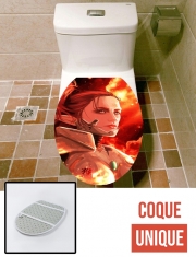 Housse de toilette - Décoration abattant wc Elf
