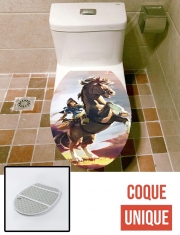 Housse de toilette - Décoration abattant wc Epona Horse with Link