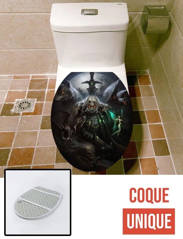 Housse de toilette - Décoration abattant wc Fantasy Art Vampire Allucard