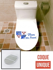 Housse de toilette - Décoration abattant wc Fier detre picard ou picarde