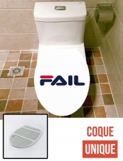 Housse de toilette - Décoration abattant wc Fila Fail Joke