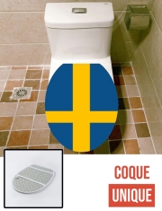 Housse de toilette - Décoration abattant wc Drapeau Suede