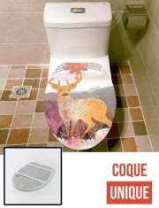 Housse de toilette - Décoration abattant wc Flora and Fauna
