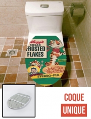 Housse de toilette - Décoration abattant wc Food Sugar Frosted