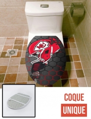 Housse de toilette - Décoration abattant wc Football Helmets Kansas City