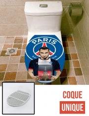 Housse de toilette - Décoration abattant wc Football Stars: Zlataneur Paris