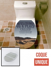 Housse de toilette - Décoration abattant wc Freedom