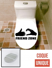 Housse de toilette - Décoration abattant wc Friend Zone