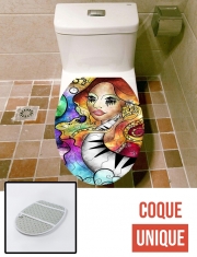 Housse de toilette - Décoration abattant wc Gaga oo la la