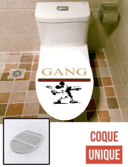 Housse de toilette - Décoration abattant wc Gang Mouse