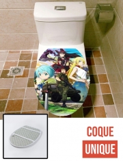 Housse de toilette - Décoration abattant wc Gate jieitai