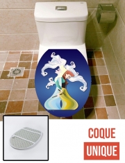 Housse de toilette - Décoration abattant wc Gémeaux - Elsa & Anna