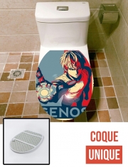 Housse de toilette - Décoration abattant wc Genos propaganda