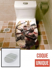 Housse de toilette - Décoration abattant wc God Of war