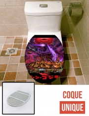 Housse de toilette - Décoration abattant wc Godzilla War Machine