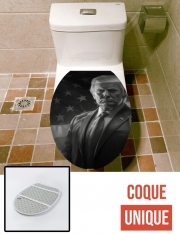 Housse de toilette - Décoration abattant wc Gray Trump