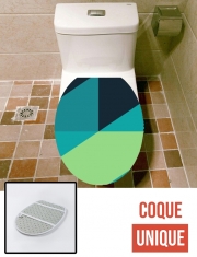 Housse de toilette - Décoration abattant wc Green
