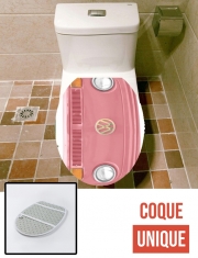 Housse de toilette - Décoration abattant wc Groovy Blushing