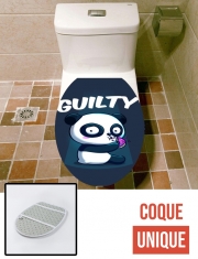 Housse de toilette - Décoration abattant wc Guilty Panda