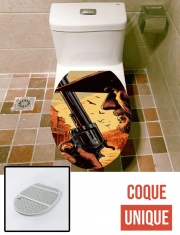 Housse de toilette - Décoration abattant wc Gunman Law